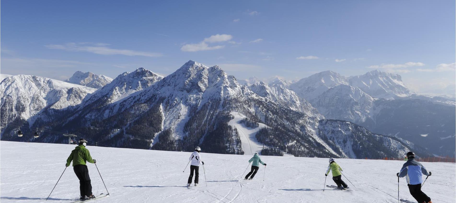 Skifahren im Skigebiet Kronplatz