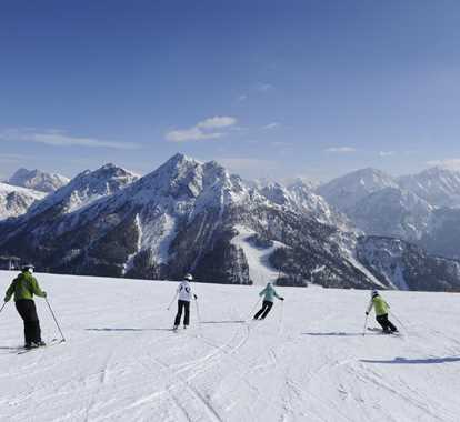 Skifahren im Skigebiet Kronplatz