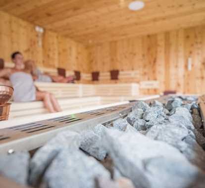 In the sauna